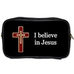 Red Christian cross Toiletries Bag (One Side) Front