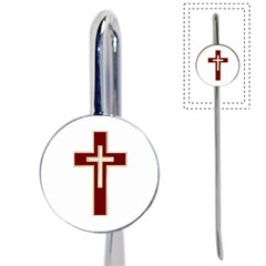 Red Christian Cross Book Mark by igorsin