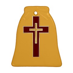 Red Christian Cross Bell Ornament (two Sides) by igorsin