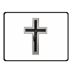 Red Christian Cross Double Sided Fleece Blanket (small) by igorsin