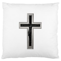 Red Christian Cross Standard Flano Cushion Case (two Sides) by igorsin