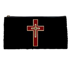 Red Christian Cross Pencil Case by igorsin