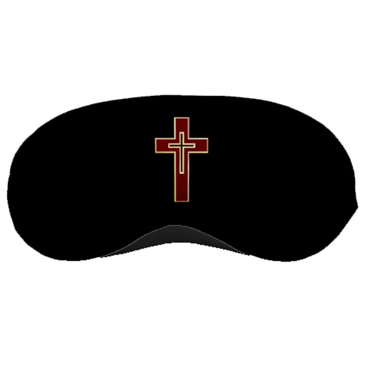 Red Christian cross Sleeping Mask