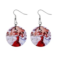 Christmas Santa Mini Button Earrings by 4SeasonsDesigns