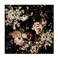 Dark Roses Tile Coasters