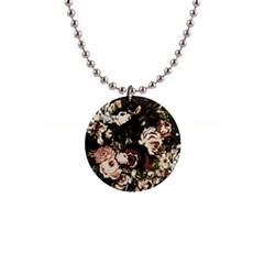 Dark Roses Button Necklaces by LovelyDesigns4U