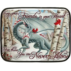 Lady Of The Fores Sts Fleece Blanket (mini)