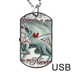 Lady Of The Fores Sts Dog Tag Usb Flash (one Side)