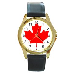 Style 1 Round Gold Metal Watches