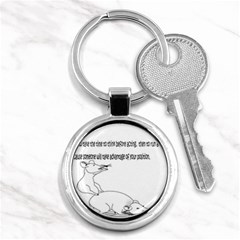 Better To Take Time To Think Key Chains (round) 