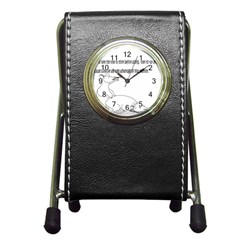 Better To Take Time To Think Pen Holder Desk Clocks