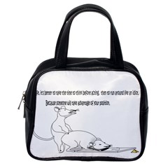 Better To Take Time To Think Classic Handbags (one Side) by mouse