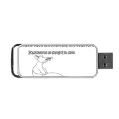 Better To Take Time To Think Portable Usb Flash (one Side)