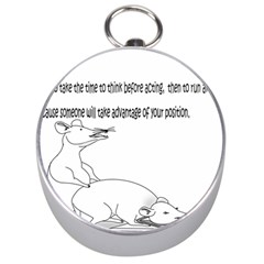 Better To Take Time To Think Silver Compasses by mouse