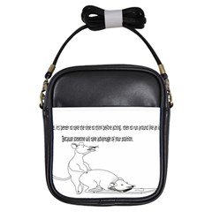 Better To Take Time To Think Girls Sling Bags by mouse