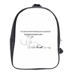 Better To Take Time To Think School Bags (xl)  by mouse