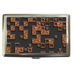 Brown Pieces Cigarette Money Case