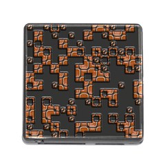 Brown Pieces Memory Card Reader (square)