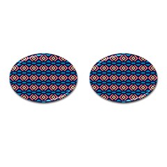 Rhombus  Pattern Cufflinks (oval) by LalyLauraFLM