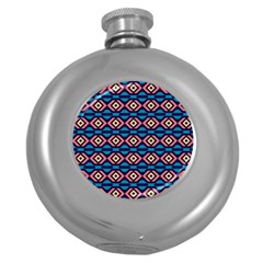 Rhombus  Pattern Hip Flask (5 Oz)