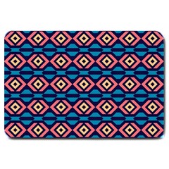 Rhombus  Pattern Large Doormat