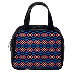 Rhombus  Pattern Classic Handbag (one Side) by LalyLauraFLM