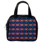 Rhombus  pattern Classic Handbag (One Side) Front