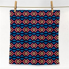 Rhombus  Pattern Face Towel by LalyLauraFLM