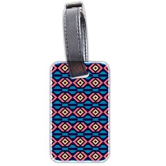 Rhombus  Pattern Luggage Tag (two Sides)