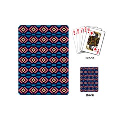 Rhombus  Pattern Playing Cards (mini) by LalyLauraFLM