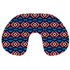 Rhombus  Pattern Travel Neck Pillow