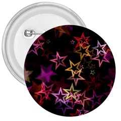 Sparkly Stars Pattern 3  Buttons