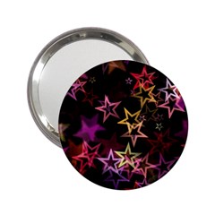 Sparkly Stars Pattern 2 25  Handbag Mirrors