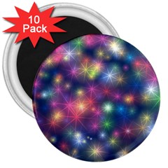 Sparkling Lights Pattern 3  Magnets (10 Pack) 