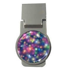 Sparkling Lights Pattern Money Clips (round) 