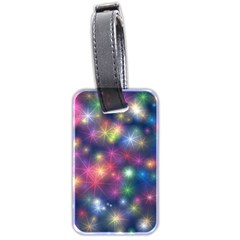 Sparkling Lights Pattern Luggage Tags (two Sides) by LovelyDesigns4U