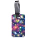 Sparkling Lights Pattern Luggage Tags (Two Sides) Back