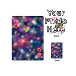 Sparkling Lights Pattern Playing Cards 54 (Mini)  Front - Diamond10