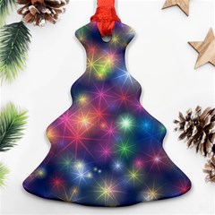 Sparkling Lights Pattern Christmas Tree Ornament (2 Sides)