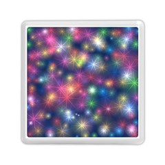 Sparkling Lights Pattern Memory Card Reader (square) 