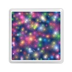 Sparkling Lights Pattern Memory Card Reader (Square)  Front