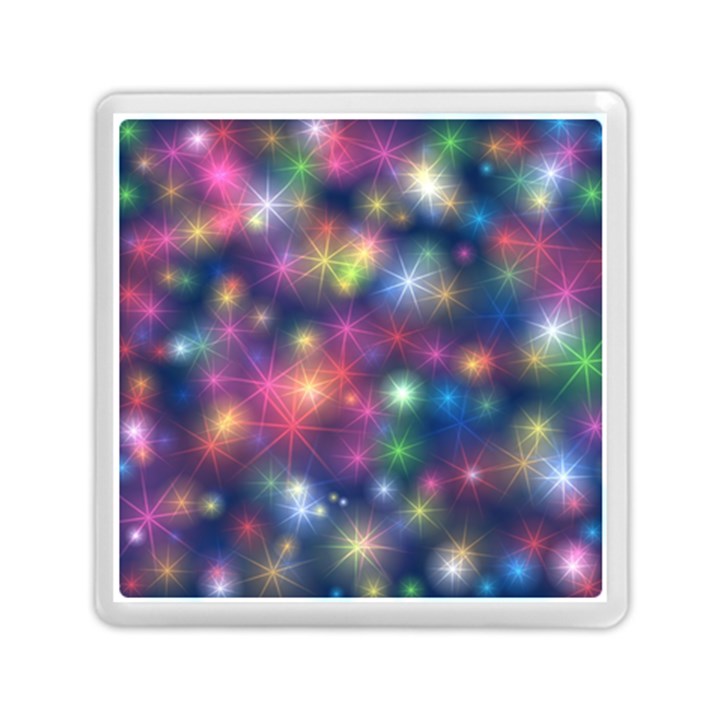 Sparkling Lights Pattern Memory Card Reader (Square) 