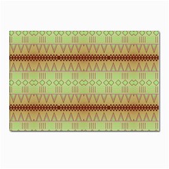 Aztec Pattern Postcard 4 x 6  (pkg Of 10) by LalyLauraFLM