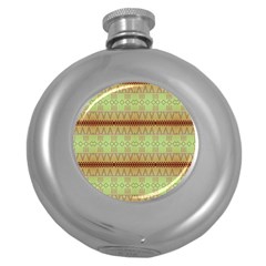 Aztec Pattern Hip Flask (5 Oz)