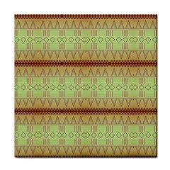 Aztec Pattern Face Towel by LalyLauraFLM