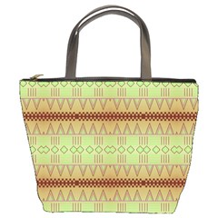 Aztec Pattern Bucket Bag by LalyLauraFLM