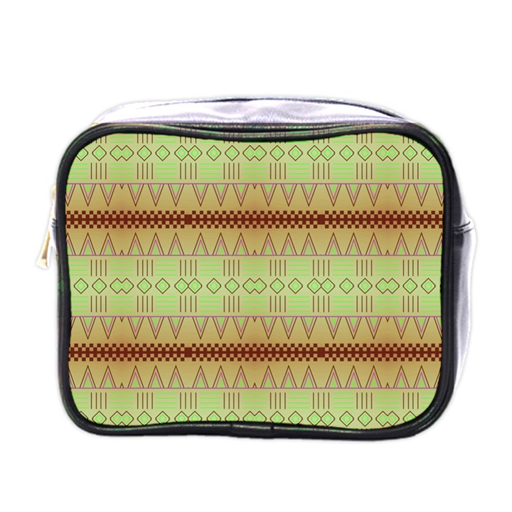 Aztec pattern Mini Toiletries Bag (One Side)