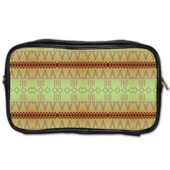 Aztec Pattern Toiletries Bag (one Side) by LalyLauraFLM