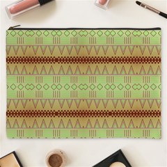 Aztec Pattern Cosmetic Bag (xxxl) by LalyLauraFLM