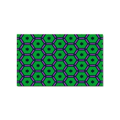 Stars In Hexagons Pattern Sticker (rectangular) by LalyLauraFLM